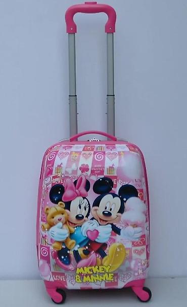 Rančevi, torbe i koferi: Dečiji kofer i ranac sa motivima Mickey & Minnie - Kofer: tvrda — 3