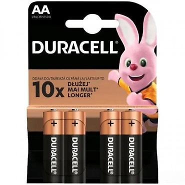 Baterije: Duracell AA alkalne baterije – pakovanje 4 kom - Tip: AA — 1