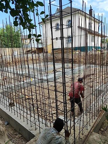 Бетонные работы: Фундамент монолит лестница куйабыз — 9