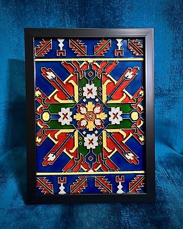 art set: Şüşə üzərində əl işi dekorativ tablo
Vitraj
21*15 sm — 1