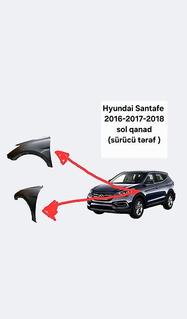 ford transit 2007: Sol ön, Hyundai SANTA FE, 2017 il — 2