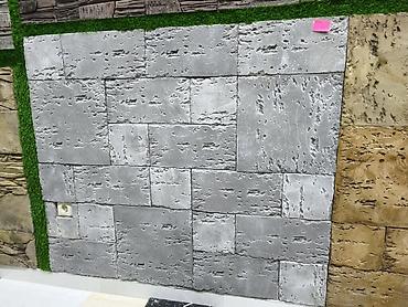 Dekorativ fasad/divar örtüyü – beton əsaslı daş panellər - Material