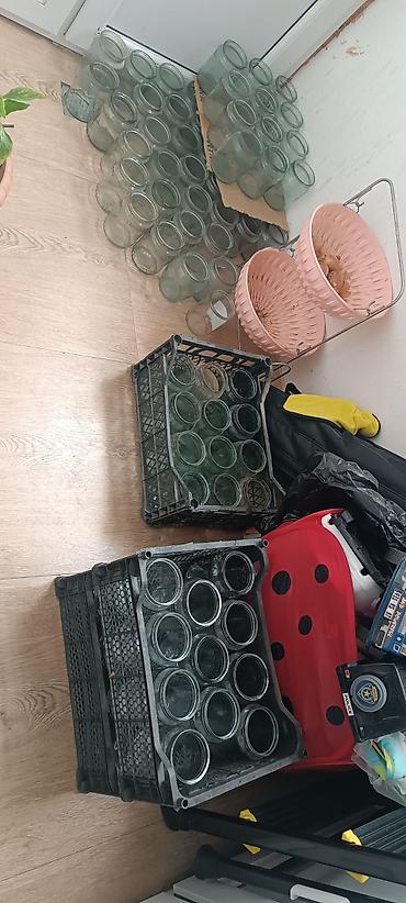 banka bağlıyan: Şüşə bankalar. - Həcmi: təxminən 0.8 litr - Material: qalın şəffaf — 1