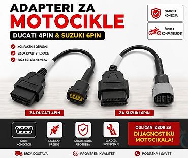 Suzuki: Ducati 4 - pinski na 16 pin OBD2 adapter OBD2 16 Pin Adapter OBD2 za na lalafo.rs — 11 Suzuki: Ducati 4 - pinski na 16 pin OBD2 adapter OBD2 16 Pin Adapter OBD2 za — 11