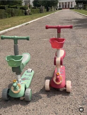 вилка на самокат: Детский самокат, Трёхколёсный