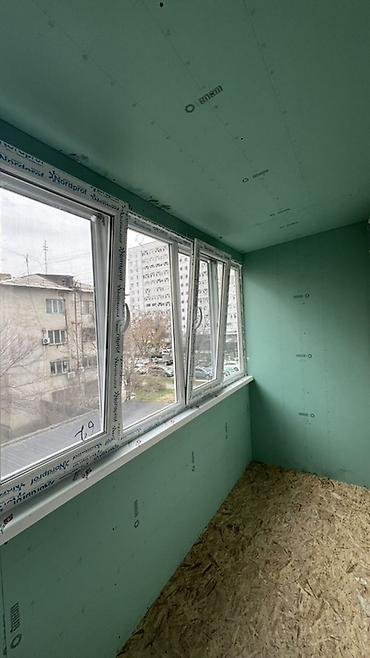 закрытие балкона: Остекление и обшивка балкона “под ключ” - ПВХ-остекление: 4 створки — 6