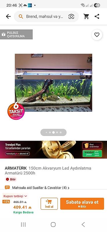 Lampalar: ARMATÜRK 150 sm Akvarium LED Aydınlatma Armatürü - Ölçü: 150 sm - — 3