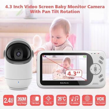 фото 3 на 4: Видеоняня Baby Monitor VB801 Код: Ready Stock Baby Monitor VB801