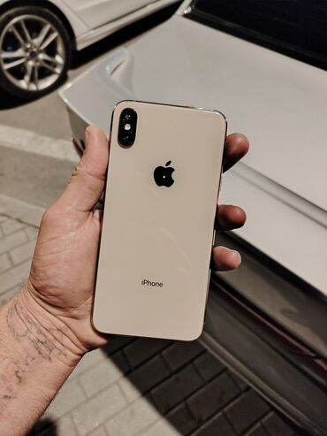 Apple iPhone: IPhone Xs Max, 64 GB, Desert Titanium, Simsiz şarj