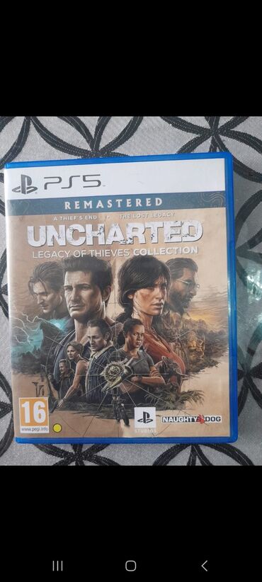 dişlər: PS5 oyunu: Uncharted: Legacy of Thieves Collection (Remastered)