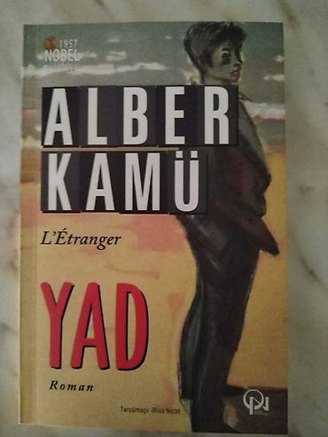 Kitablar və jurnallar: Məhsul: Kitab Adı: Yad (L’Étranger) Müəllif: Alber Kamü Janr: Roman — 1