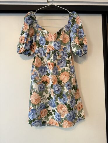 летнее платье трапеция: Күнүмдүк көйнөк, Жай, Кыска модель, S