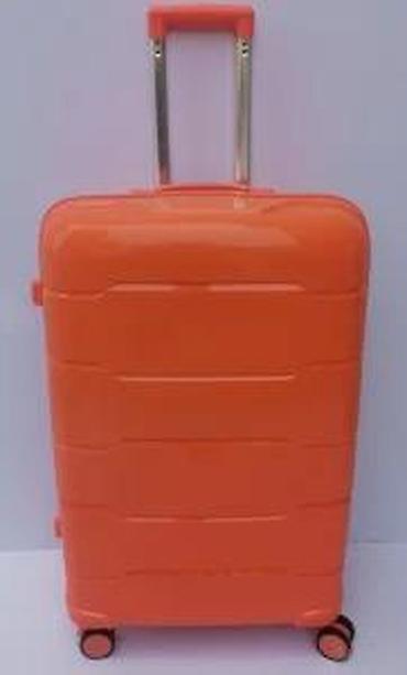 Putni koferi i torbe: Tvrdi kofer na točkiće – narandžaste boje - Materijal: čvrsta ABS/PC — 17