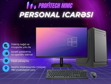 pc kompüter: Personal İcarəsi 🔹 PROFITECH MMC təqdim edir 🔹 💻 Ofis, təlim, layihə