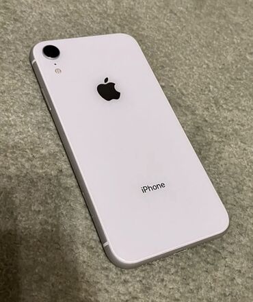 Apple iPhone: IPhone Xr, Б/у, 128 ГБ, Белый, 87 %