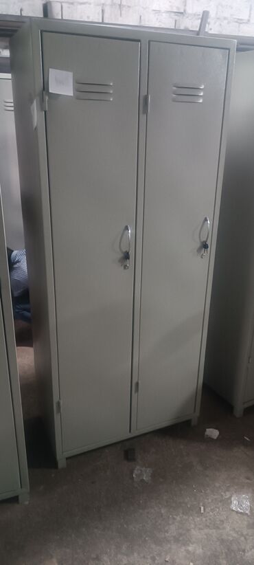 Ofis dolabları: Metall geyim dolabı – 2 qapılı - Material: möhkəm polad konstruksiya — 11
