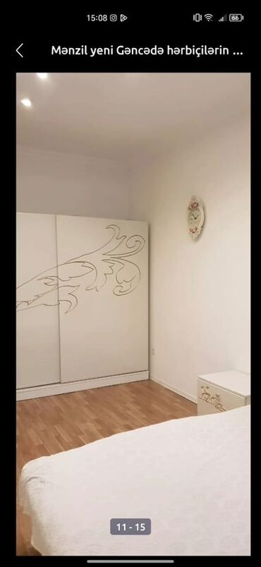 Uzunmüddətli kirayə mənzillər: Mənzil 3 otaqlıdır Gəncə şəhərində Hərbiçilərin binasında yerləşir -da lalafo.az — 2 Uzunmüddətli kirayə mənzillər: Mənzil 3 otaqlıdır Gəncə şəhərində Hərbiçilərin binasında yerləşir — 2