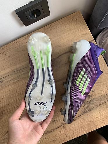 маргарита: Футбольные бутсы adidas F50 без шнурков (лаконик/лакомент), цвет — 4