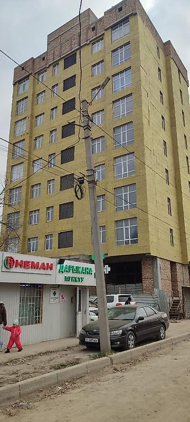 flat osh: 2 комнаты, 65 м², Пишпек Элитка, 6 этаж, ПСО (под самоотделку) — 2