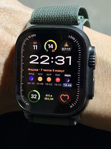 Apple Watch Ultra 2 Black Titanium 64gb АКБ: 99% Оригинал ремень