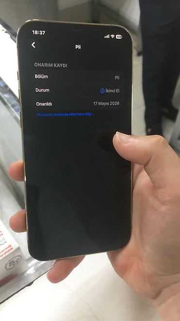 iphone 12 pro max gold: IPhone 12 Pro Max, 256 GB, Qızılı, Face ID, Simsiz şarj — 3