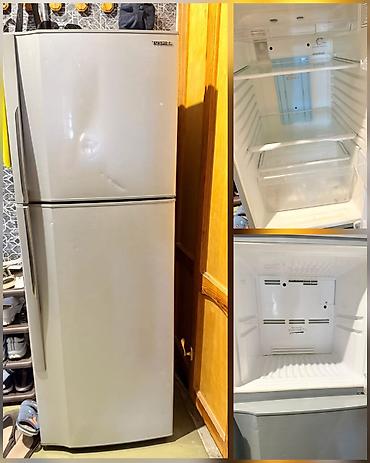 toşiba: İşlənmiş 2 qapılı Toshiba Soyuducu Satılır, rəng - Ağ — 1