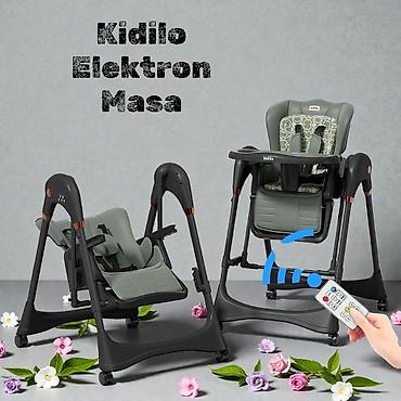 kidilo 8200: 👶 Kidilo 8200 – 4-də 1 Uşaq Yemək Stulu ✨ (Stul + Elektroyelləncək + — 2