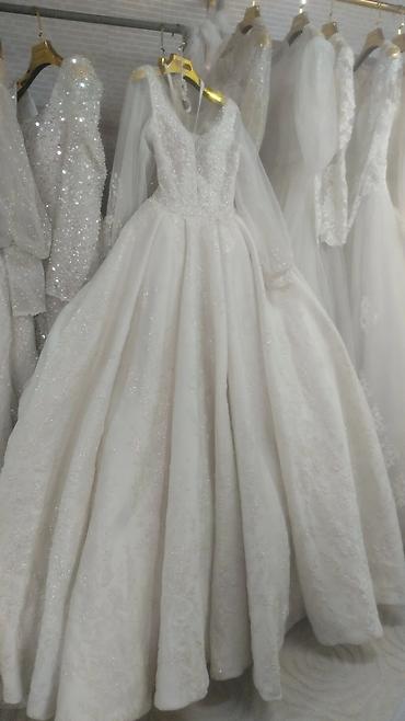 Свадебные платья: Свадебное платье, L, Дизайнерское, Пышное, Турция, Стразы, Б/у — 18