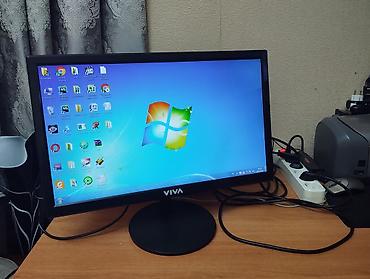 Monitorlar: Led Monitor VİVA Model: UA22HD 22-düym ekrandır. Əla işləyir, heç bir — 9