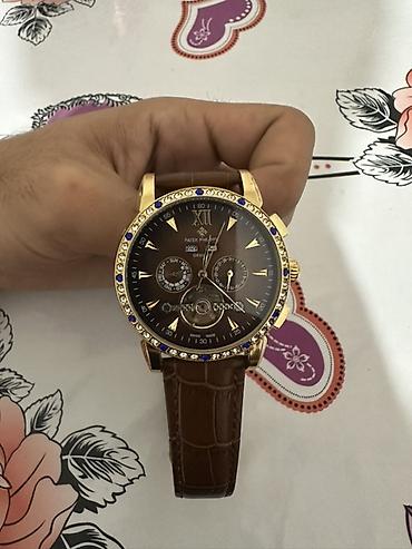 elekdiron saat: Yeni, Qol saatı, Patek Phillipe, rəng - Qəhvəyi — 1