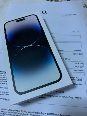 Apple iPhone: IPhone 14 Pro Max, 256 GB, Guarantee, Face ID, With documents