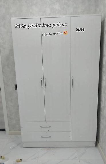 qarderob mebeli: *3 Qapili Dolab şeher içi çatdırilma pulsuz qiymət 230azn* ✨ ÖlçüsEn — 4
