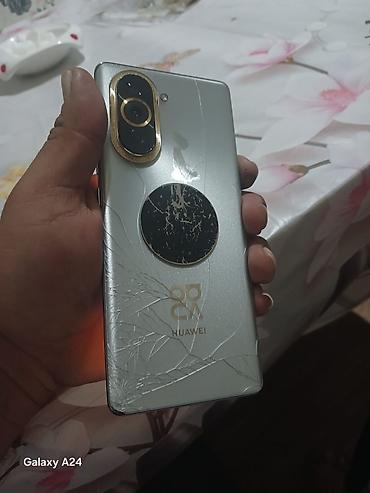 Huawei Nova 10, 128 GB, rəng - Gümüşü, Zəmanət, Sensor, Barmaq izi
