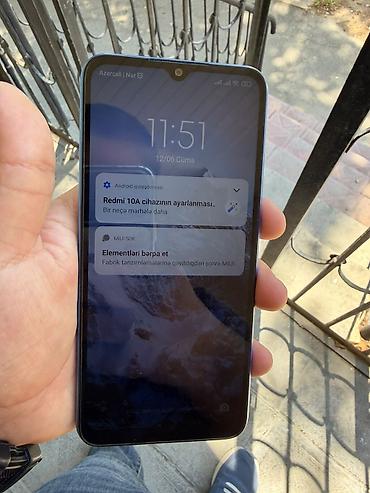 redmi note 10 64 gb qiymeti: Redmi 10A, 32 GB, rəng - Mavi, Barmaq izi — 3