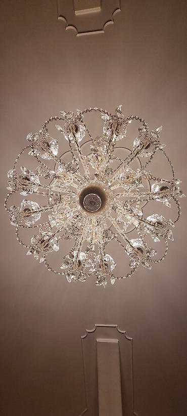 İşıqlandırma: Çılçıraq, 10 və daha çox lampa, Xrustal — 3