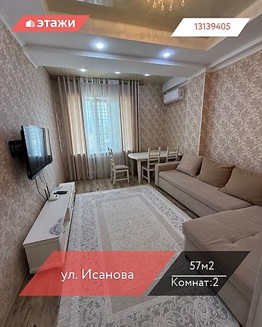 2017: 2 комнаты, 57 м², Золотой квадрат 7 этаж — 1