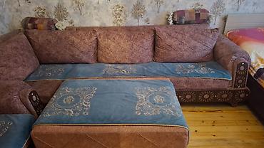 Mebel: İşlənmiş, Künc divan, Divan, Bazalı, Açılan — 4