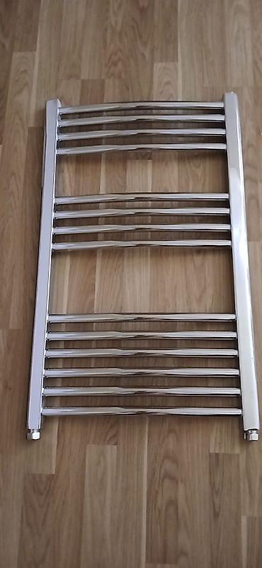 nerdivan nedir: Xrom örtüklü dəsmal radiatoru (hamam üçün) - Material: möhkəm polad — 1