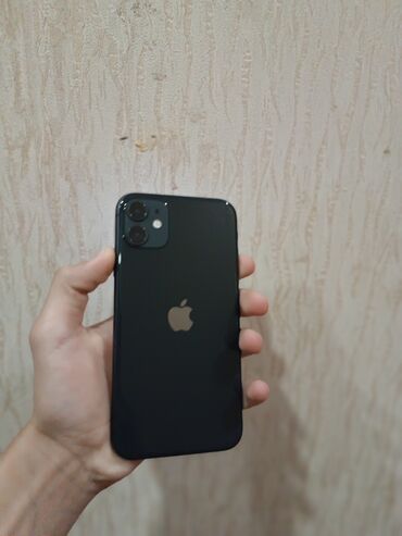 i̇pone 6: IPhone 11, 128 GB, Qara, Zəmanət, Face ID, Sənədlərlə