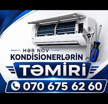 Kondisioner təmiri: Kondisionerlərin təmiri sökülməsi yuyulması, qaz vurulması, boruların — 1