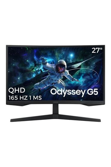 Masaüstü kompüterlər və iş stansiyaları: 🔹 Model: Samsung Odyssey G5 LS27CG552EUXUF 🔹 Ekran Ölçüsü: 27” Curved