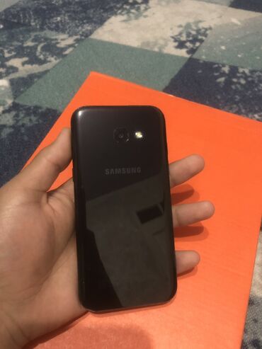самсунг а2: Samsung Galaxy A5 2017, Б/у, 32 ГБ, цвет - Черный, 2 SIM