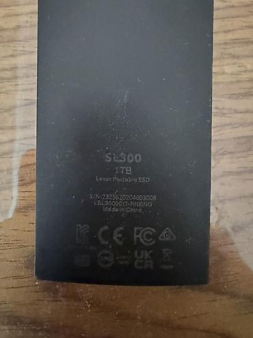 xarici sert disk: Lexar SL300 1TB Portativ SSD - Model: SL300 - Tutum: 1TB - Bağlantı — 3