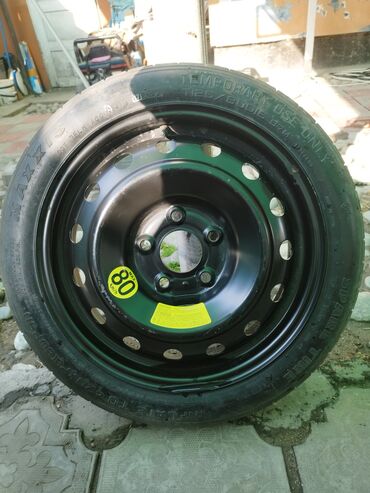 чехол на запаску: Колеса в сборе 80 / R 16, Лето, Новый, Запаска, Легковые, Железные, отверстий - 5