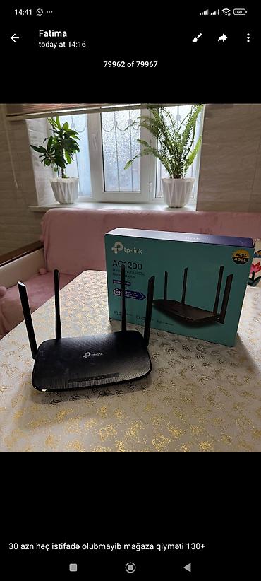 tp link modem satisi: Tp link AC1200 archer vr300 model modem router satilir. cox yaxsi — 1