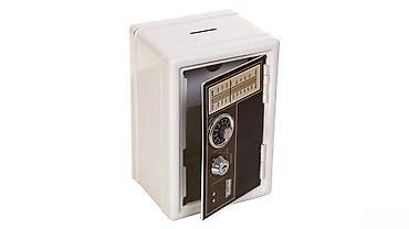 pul yeşiyi: Retro metal seyfRetro Metal Safe Bank Bu metal kasa retro dizaynda — 1