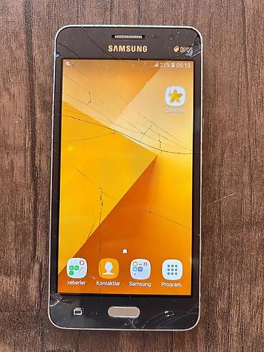 samsung a400: Samsung Galaxy J2 Prime, 8 GB, rəng - Qızılı, Qırıq — 1