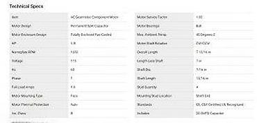 Elektromotori: Dayton SPEED CONTROL PSC Motor – Mod. No. 23L402 - Tip: PSC motor sa — 13