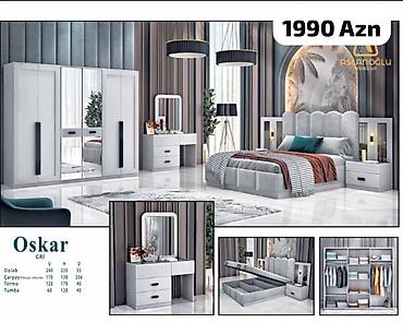Yataq otağı dəstləri: İkinəfərlik çarpayı, Dolab, Termo, Tumba, Yeni — 49