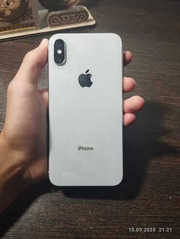 айфон икс эс цена: IPhone X, Б/у, 256 ГБ, White Titanium, Чехол, 100 %